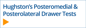 Hughston’s Posteromedial and Posterolateral Drawer tests