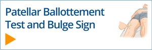 Patellar Ballottement test