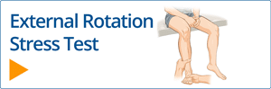 External Rotation Stress test